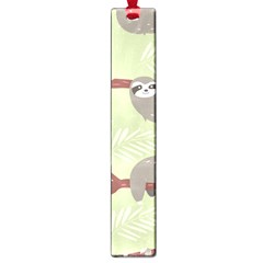 Sloths Pattern Design Large Book Marks by Hannah976