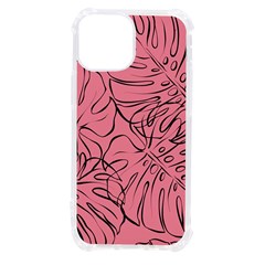 Pink Monstera Iphone 13 Mini Tpu Uv Print Case by ConteMonfrey