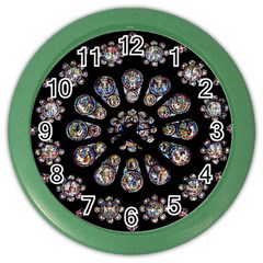 Photo Chartres Notre Dame Color Wall Clock by Bedest