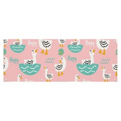 Cute Owl Doodles With Moon Star Seamless Pattern Banner And Sign 8  X 3  by Apen