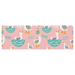 Cute Owl Doodles With Moon Star Seamless Pattern Banner And Sign 12  X 4  by Apen