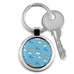 Sky Pattern Key Chain (round) by Apen