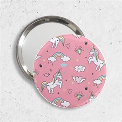 Cute Unicorn Seamless Pattern 2 25  Handbag Mirrors by Apen