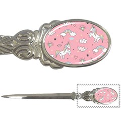 Cute Unicorn Seamless Pattern Letter Opener by Apen