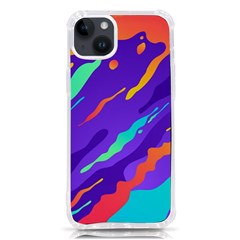 Multicolored Abstract Background Iphone 14 Plus Tpu Uv Print Case by Apen