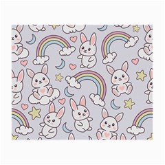 Seamless Pattern With Cute Rabbit Character Small Glasses Cloth by Apen