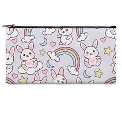 Seamless Pattern With Cute Rabbit Character Pencil Case by Apen