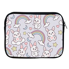 Seamless Pattern With Cute Rabbit Character Apple Ipad 2/3/4 Zipper Cases by Apen