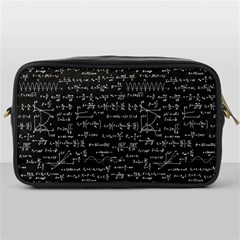 Math Equations Formulas Pattern Toiletries Bag (one Side) by Ravend