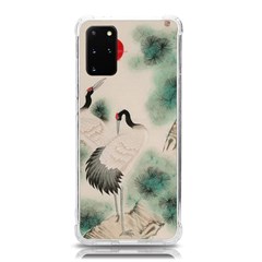 Japanese Crane Painting Of Bird Samsung Galaxy S20plus 6 7 Inch Tpu Uv Case by Cendanart