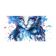 Cat Satin Wrap 35  X 70  by saad11