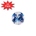 Cat 1  Mini Magnet (10 pack)  Front