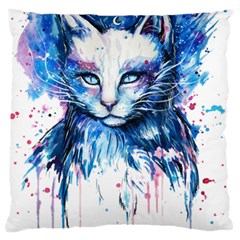 Cat Large Cushion Case (one Side) by saad11