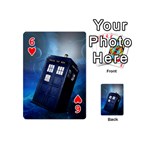 Tardis Doctor Who Space Blue Playing Cards 54 Designs (Mini) Front - Heart6