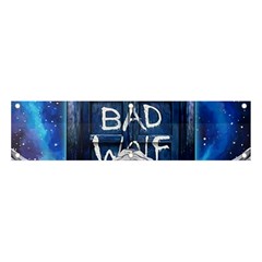 Doctor Who Adventure Bad Wolf Tardis Banner And Sign 4  X 1  by Cendanart