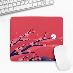 Illustration Minimal Minimalist Scenery Minimalist Japanese Art Large Mousepad by Bedest