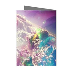 Clouds Multicolor Fantasy Art Skies Mini Greeting Cards (pkg Of 8) by Ket1n9