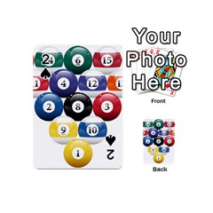 Racked Billiard Pool Balls Playing Cards 54 Designs (mini) by Ket1n9