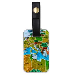 World Map Luggage Tag (one Side) by Ket1n9