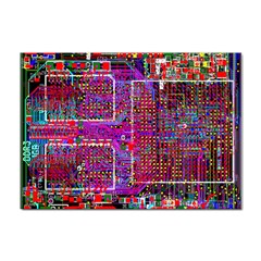 Technology Circuit Board Layout Pattern Sticker A4 (100 Pack) by Ket1n9