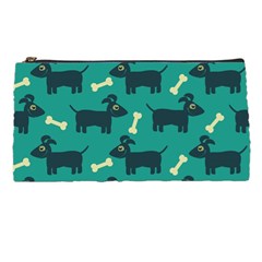 Happy Dogs Animals Pattern Pencil Case by Ket1n9