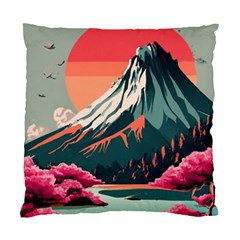 Mountain Landscape Sky Fuji Nature Standard Cushion Case (one Side) by Cendanart