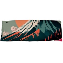 Mountain Landscape Sky Fuji Nature Body Pillow Case Dakimakura (two Sides) by Cendanart