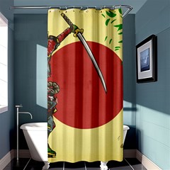 Meme Samurai Artwork Japaneses Shower Curtain 36  X 72  (stall)  by Cendanart