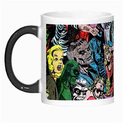 Vintage Horror Collage Pattern Morph Mug by Ket1n9