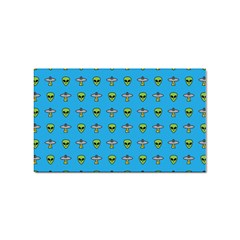 Alien Pattern Sticker (rectangular) by Ket1n9