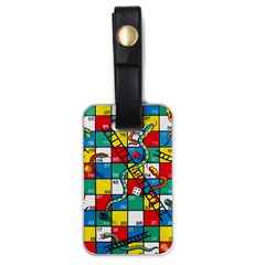 Snakes And Ladders Luggage Tag (one Side) by Ket1n9