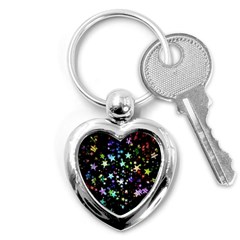 Christmas Star Gloss Lights Light Key Chain (heart) by Ket1n9