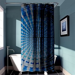 Data Computer Internet Online Shower Curtain 36  X 72  (stall)  by Ket1n9