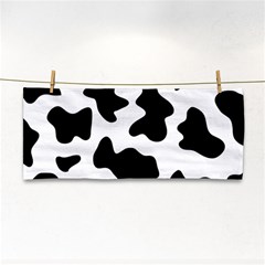 Animal Print Black And White Black Hand Towel by Ket1n9