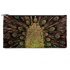 Peacock Feathers Wheel Plumage Pencil Case by Ket1n9