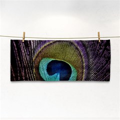 Peacock Feather Hand Towel by Ket1n9