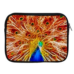 Fractal Peacock Art Apple Ipad 2/3/4 Zipper Cases by Ket1n9