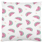 Seamless Background With Watermelon Slices Standard Premium Plush Fleece Cushion Case (Two Sides) Back