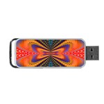 Fresh Watermelon Slices Texture Portable USB Flash (Two Sides) Front