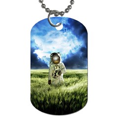 Astronaut Dog Tag (two Sides) by Ket1n9