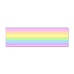 Cute Pastel Rainbow Stripes Sticker Bumper (10 Pack) by Ket1n9