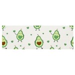 Cute Seamless Pattern With Avocado Lovers Banner and Sign 6  x 2  Front