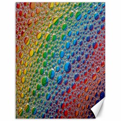 Bubbles Rainbow Colourful Colors Canvas 12  X 16  by Hannah976