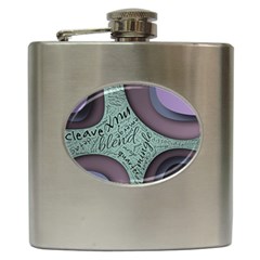 Converge Diverge Mingle Mix Divide Hip Flask (6 Oz) by Paksenen