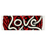 Love Rope Cartoon Banner and Sign 6  x 2  Front