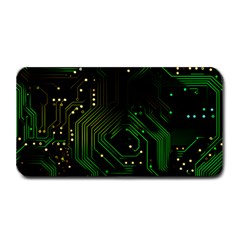 Circuits Circuit Board Green Technology Medium Bar Mat by Ndabl3x