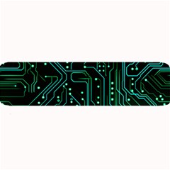 Circuits Circuit Board Green Large Bar Mat by Ndabl3x