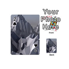 Gray Mountain Illustration Grey Mountain Digital Playing Cards 54 Designs (mini) by Cendanart