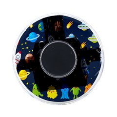 Big Set Cute Astronauts Space Planets Stars Aliens Rockets Ufo Constellations Satellite Moon Rover V On-the-go Memory Card Reader by Bedest