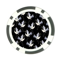 Crane Pattern Bird Animal Poker Chip Card Guard by Bedest